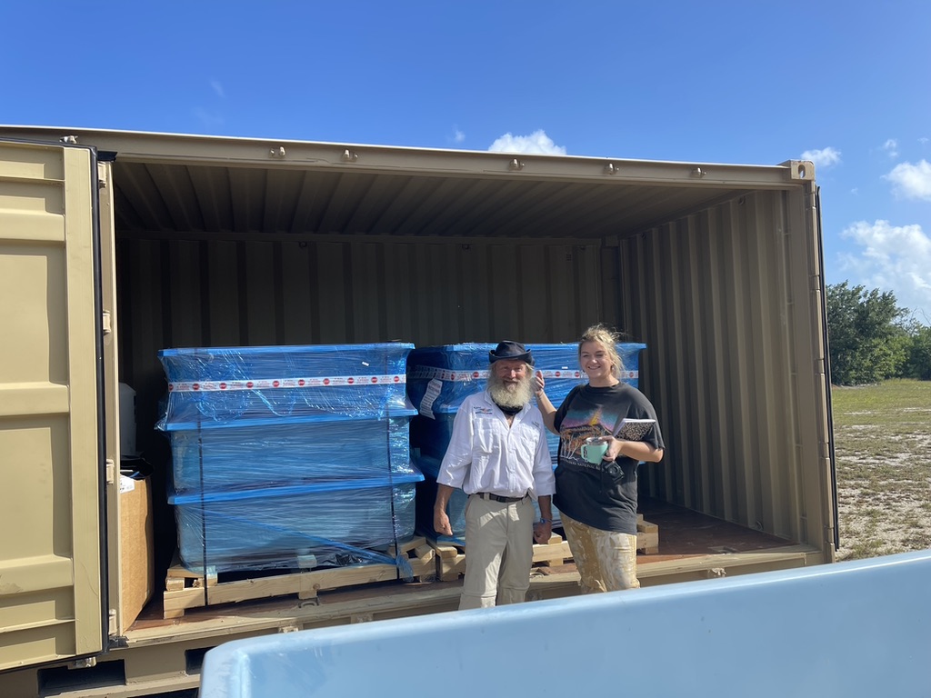 Starting stage of Coral Restoration Unit for the Coral Nursery of Puerto Rico