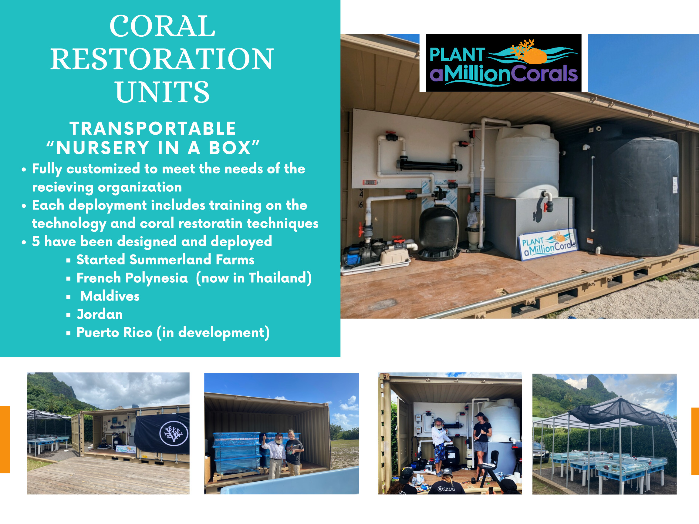 Coral Restoration Units