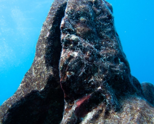 Statue underwater
